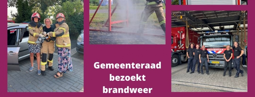 Gemeenteraad gaat op werkbezoek bij de brandweerkazerne Aalsmeer