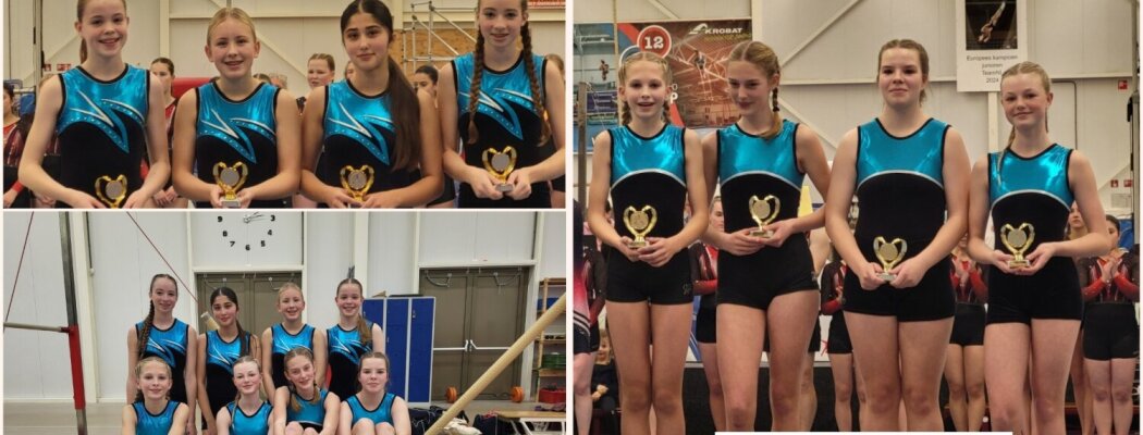 Veenland turnsters beginnen seizoen met een 1ste en 3de plaats!