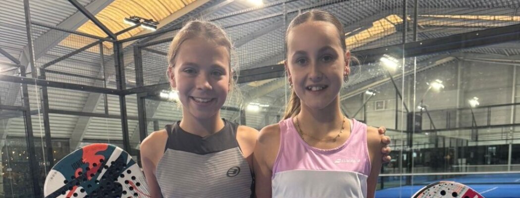 Evi Panhuizen (12) uit Wilnis wint seniorentoernooi padel in Houten
