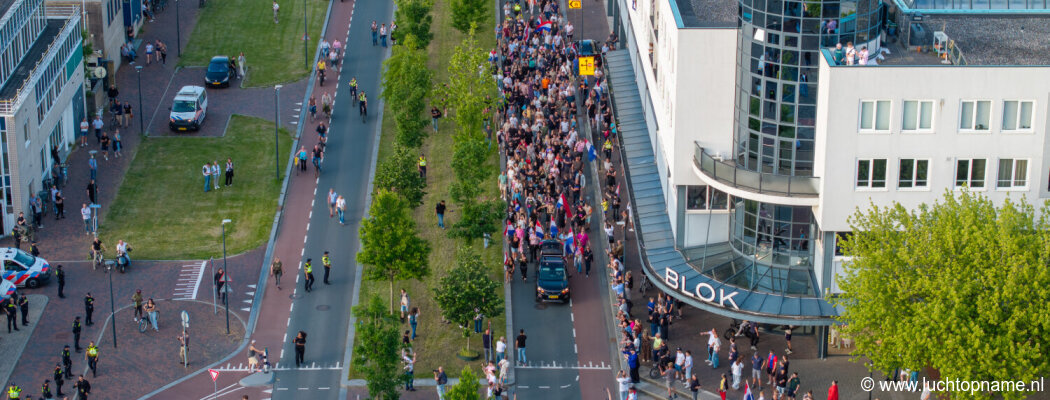 Vreedzame protestmars in Uithoorn enorm succes: