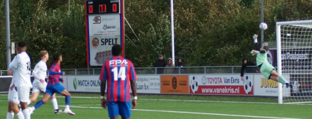 CSW zet alles in op zwart in derby