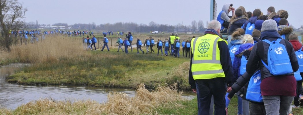 Lopen voor water met rotaryclub Vinkeveen-Abcoude