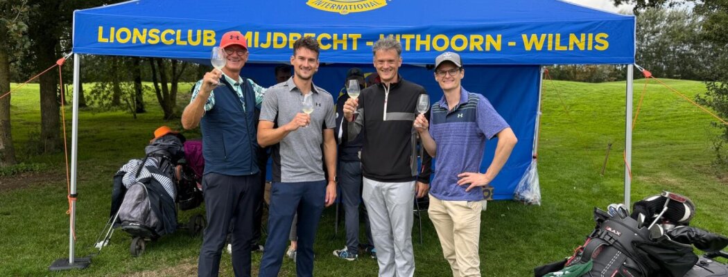 27e Lions Golfdag trotseert noodweer – € 14.500 voor twee goede doelen dichtbij en ver weg