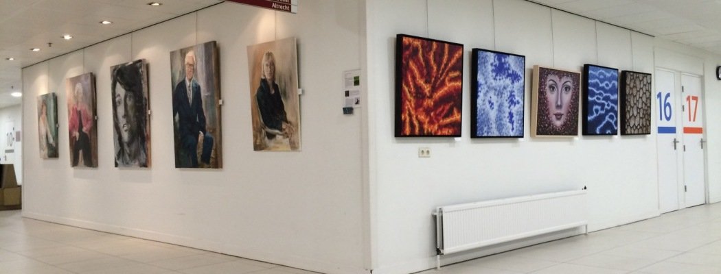 Expositie schilderijen Marcel Straver en Simon Rijser in Zuwe Hofpoort Ziekenhuis