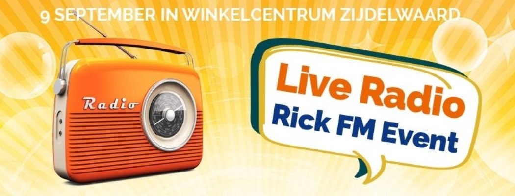 Rick FM in het winkelcentrum Zijdelwaard