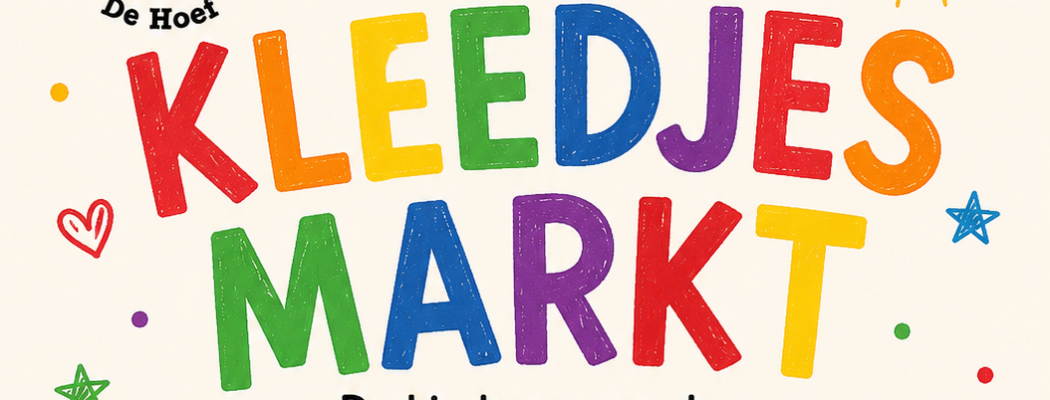 Kleedjesmarkt op de Antoniusschool in De Hoef