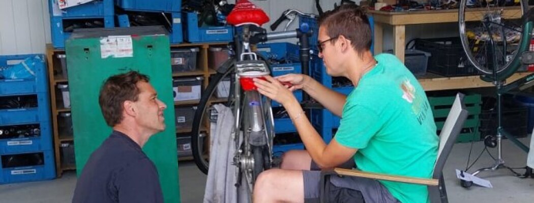 Fiets Reparatie middag bij Buurderij van Dam