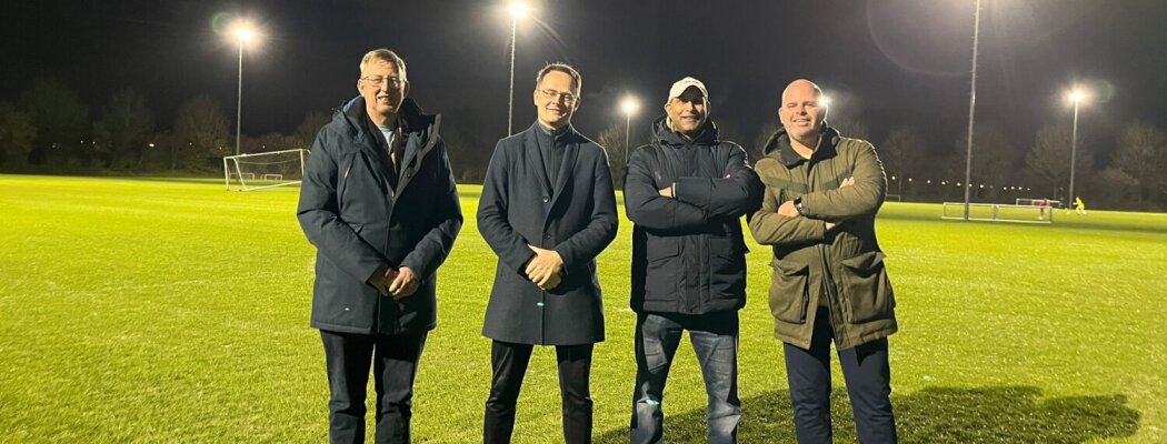 Ledverlichting op gemeentelijke buitensportvelden