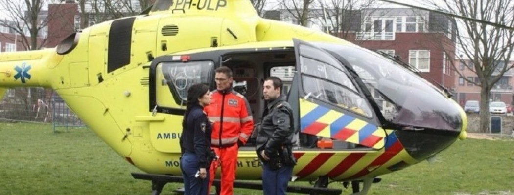 [FOTO'S] Traumahelikopter in Kudelstaart