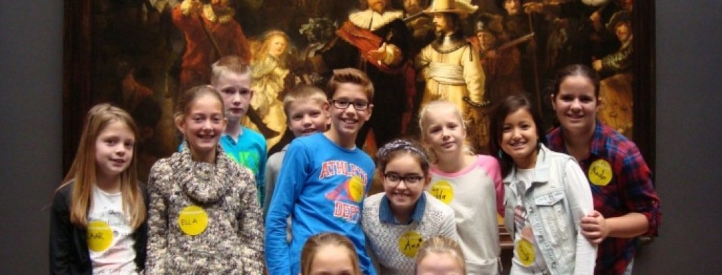 Twistvliedschool bezoekt Rijksmuseum