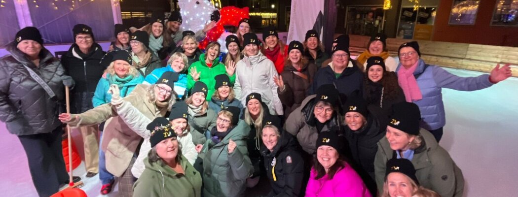 De Zakenvrouwen sluiten het jaar sportief af