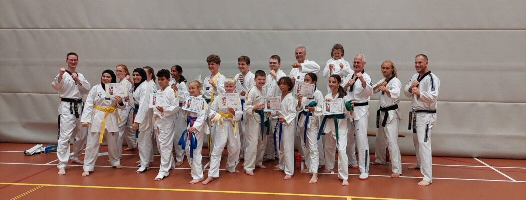 Succesvolle examens bij Horangi Taekwondo Mijdrecht