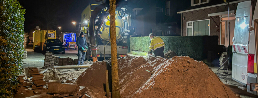 Baambrugge in de kou door lek in hogedrukleiding