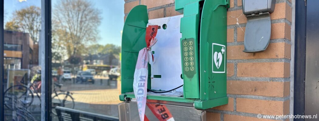 AED vernield door vuurwerk in Vinkeveen