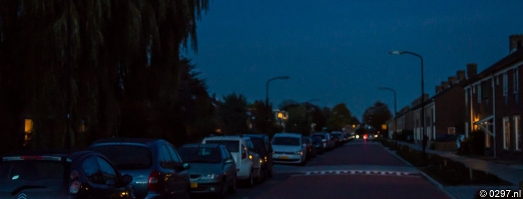 Straatverlichting al dagen stuk in Vinkeveen