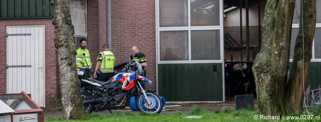 Ongeluk met tractor op de Oukoop in Nieuwer Ter Aa