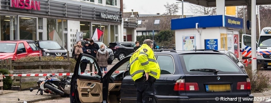 Politiemotor betrokken bij ongeval Zijdelweg Uithoorn