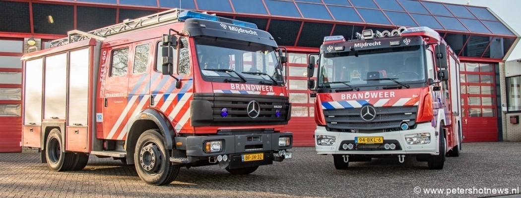 Brandweer Mijdrecht wisselt brandweerwagen in voor gloednieuwe