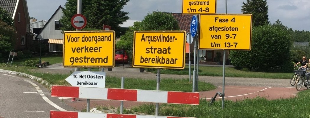 Kerkweg blijft afgesloten tijdens werkzaamheden Aalsmeerderweg