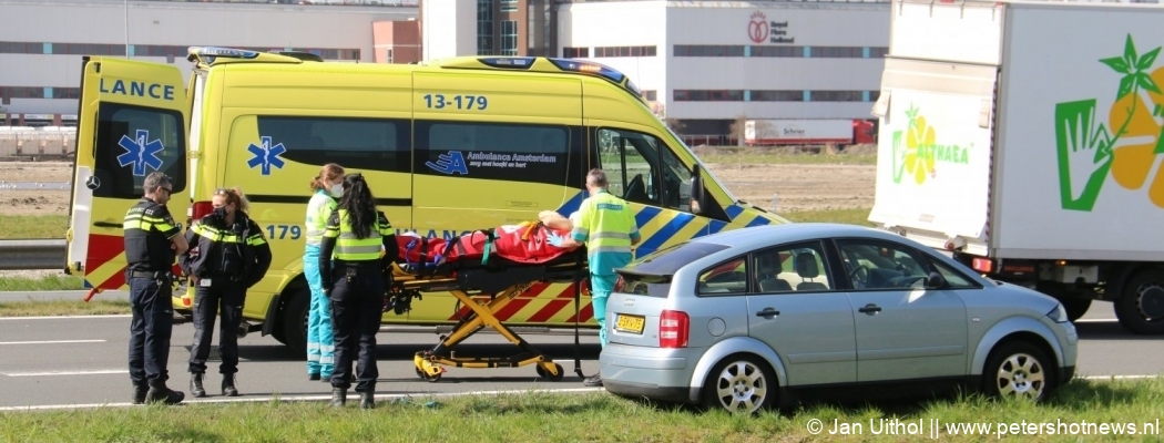 Gewonden bij ongeluk N201 Aalsmeer
