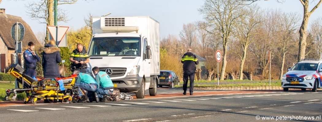 Fietser gewond bij ongeluk met vrachtwagen Loenen aan de Vecht