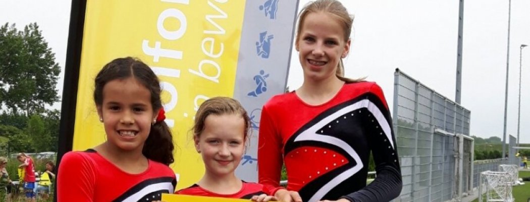 KDO Gymnastiek ontvangt tumblingbaan van Schipholfonds