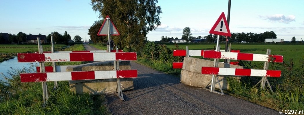 Blokkade Tweede Zijweg omver geduwd: betonblokken geplaatst