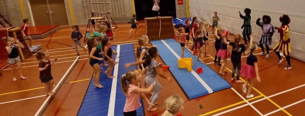 Gezellige gympieten feest bij Veenland gymnastiek