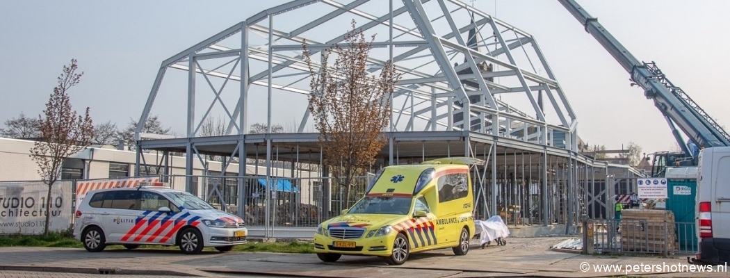 Bouwvakker gewond bij ongeval op bouwplaats Vinkeveen
