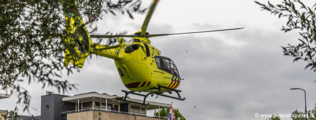 Traumaheli landt in Vinkeveen