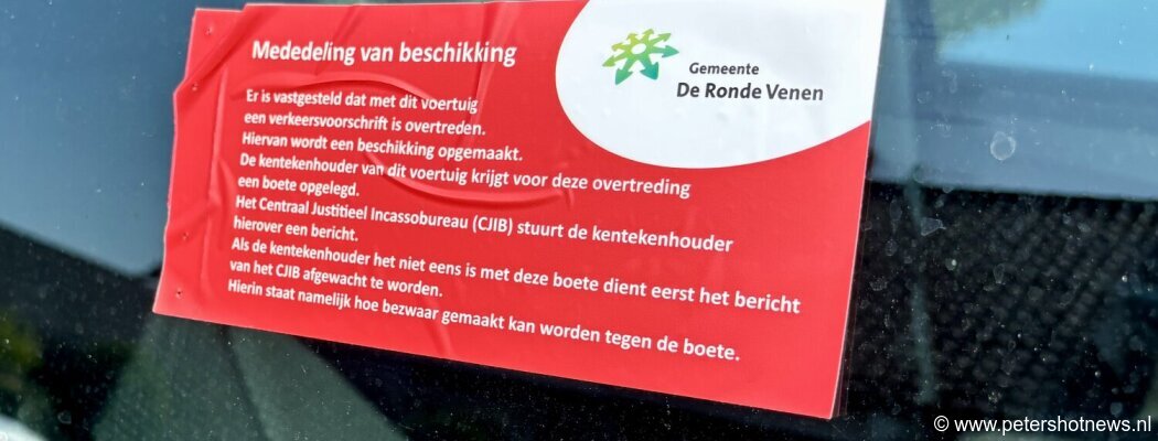 Zonnige dag, dure fout: tientallen parkeerboetes in Vinkeveen