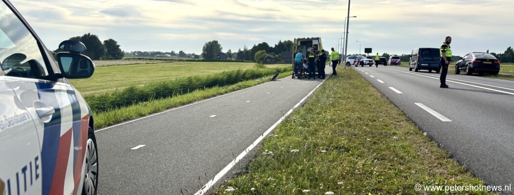 Traumahelikopter opgeroepen voor eenzijdig fietsongeluk bij Mijdrecht