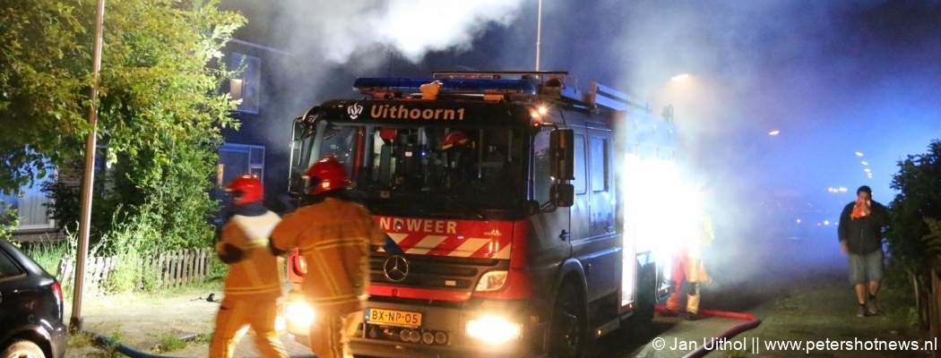 Wierook veroorzaakt zolderbrand in Uithoorn