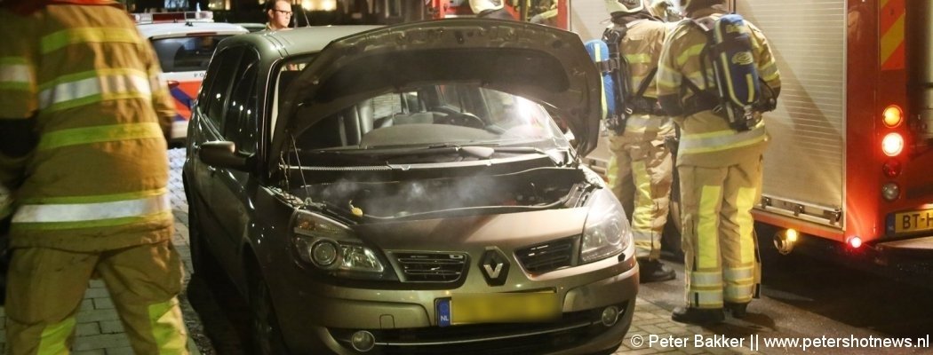 Auto vat al rijdend vlam Hofland Mijdrecht