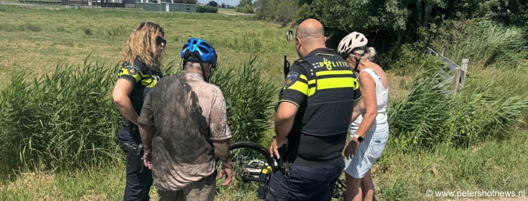 Fietser belandt in sloot Mijdrecht