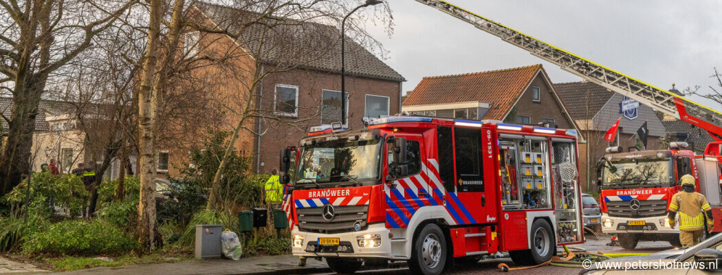 Brand uitgebroken op zolder van woning in Wilnis