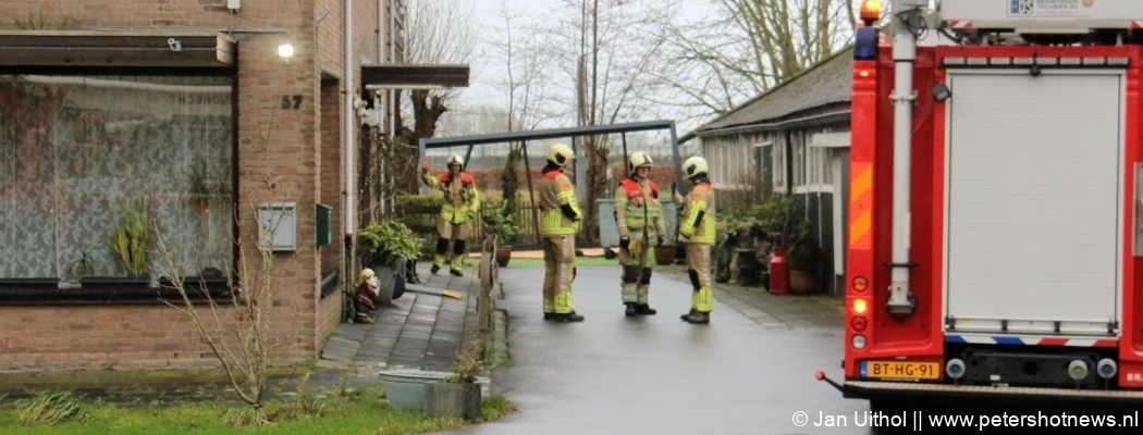 Brandweer naar Nostalgie in Amstelhoek voor stormschade