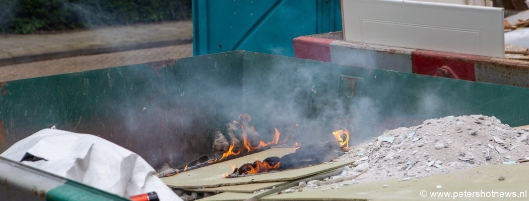 Brand in afvalcontainer in Mijdrecht