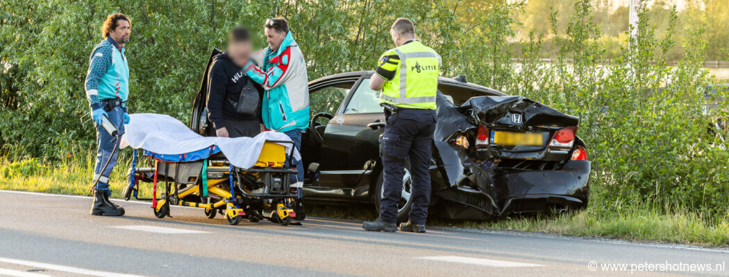 Gewonde bij ongeval op oprit N201 bij Vinkeveen