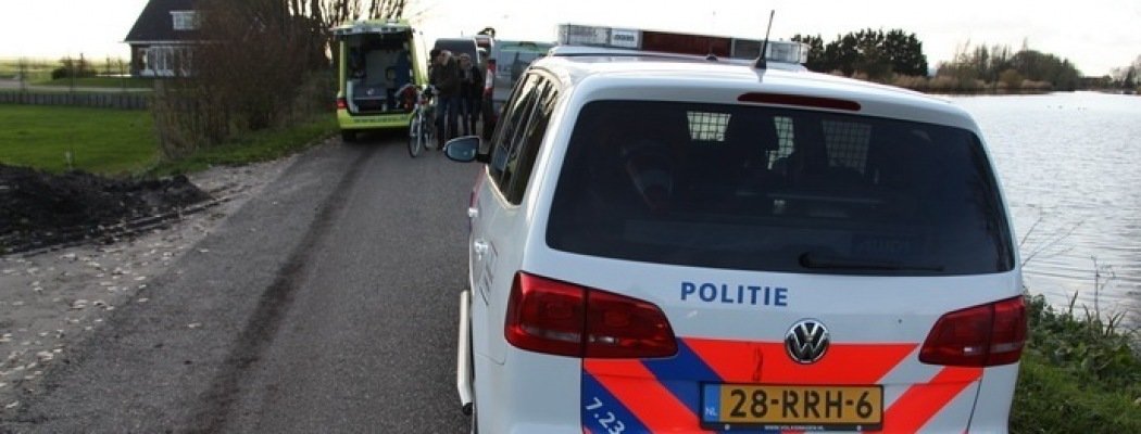 [FOTO'S] Fietser gewond na val op Ruigekade De Hoef