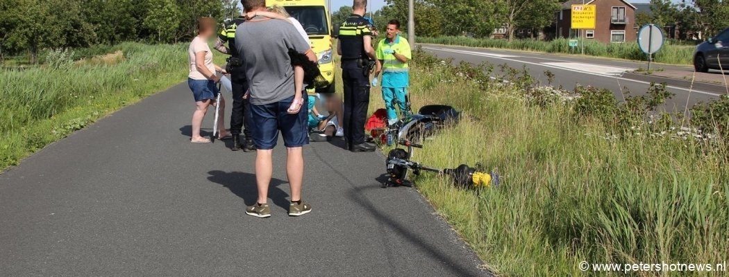 Snorfietser gewond bij eenzijdig ongeluk N201