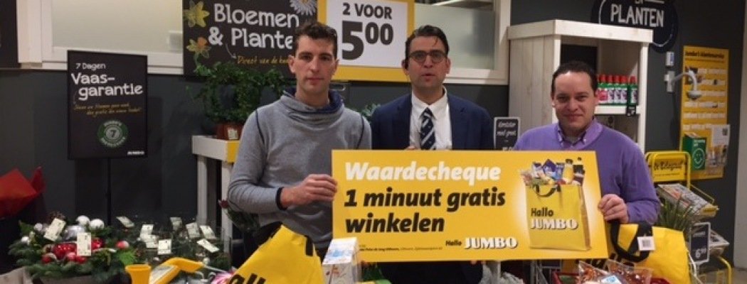 Wethouder Uithoorn winkelt 1 minuut voor Voedselbank