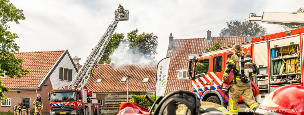 Veel rookontwikkeling bij grote brand golfclub aan Abcouderstraatweg