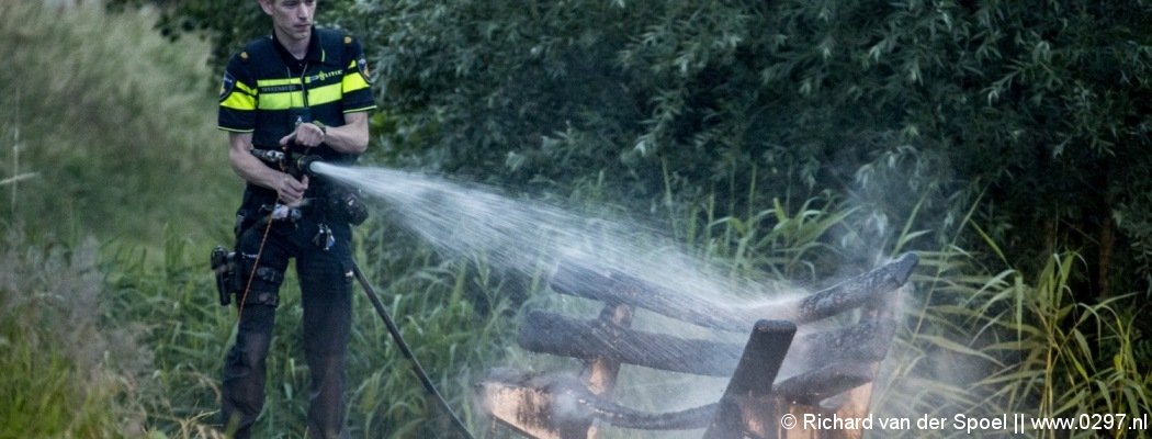 Politie blust brand industrieterrein Uithoorn