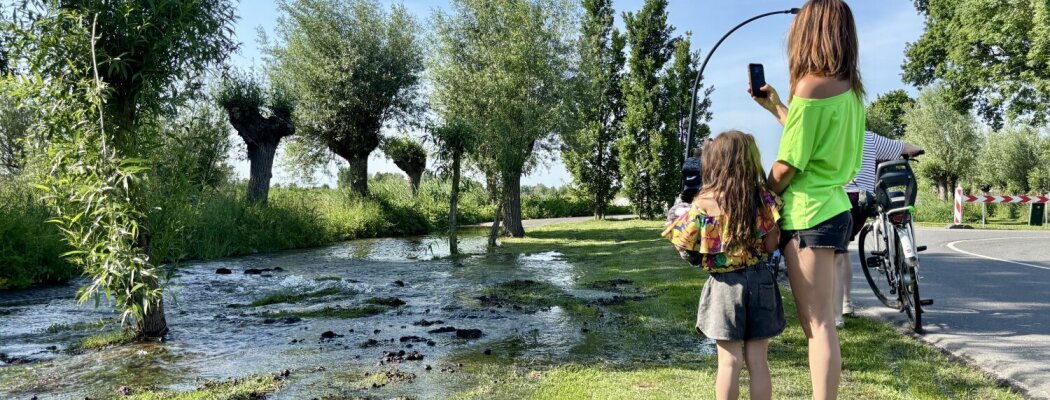 Leidingbreuk veroorzaakt overlast in Vinkeveen en omgeving