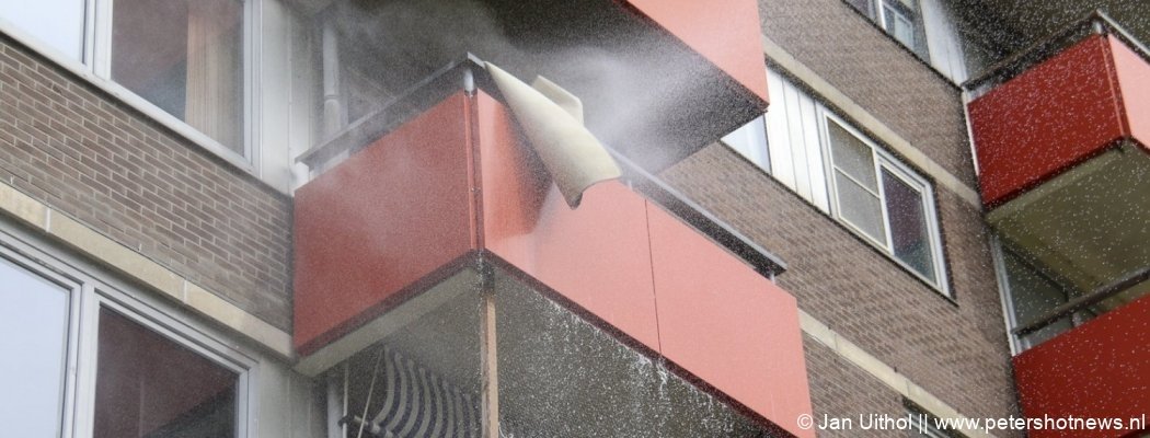 Brand in flat Zilverschoon Uithoorn