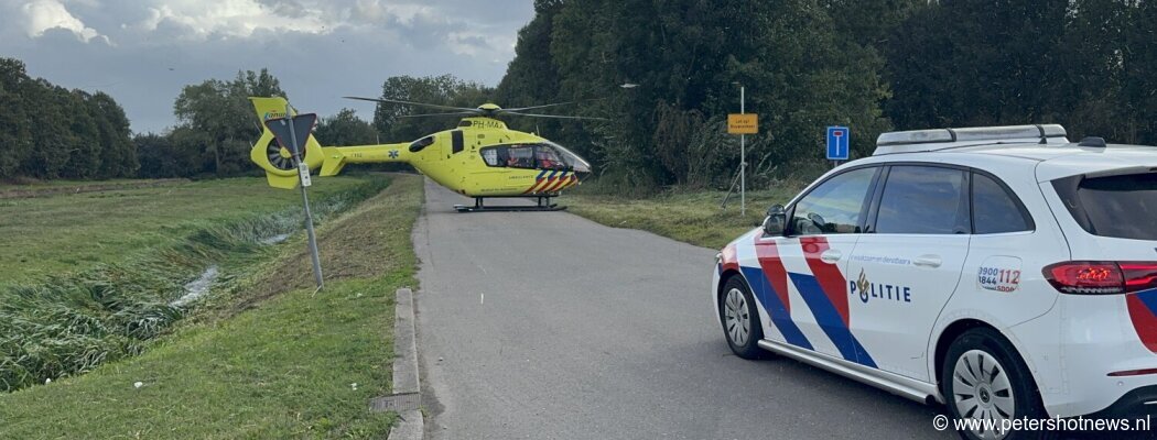 Traumahelikopter landt in Wilnis