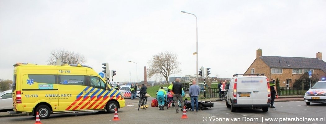 Motorrijder gewond bij ongeluk Aalsmeer