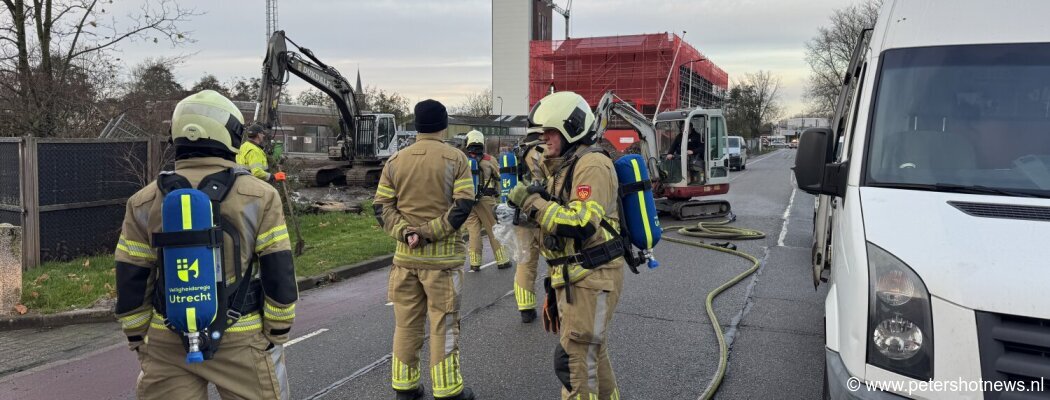 Groot gaslek op industrieterrein in Mijdrecht