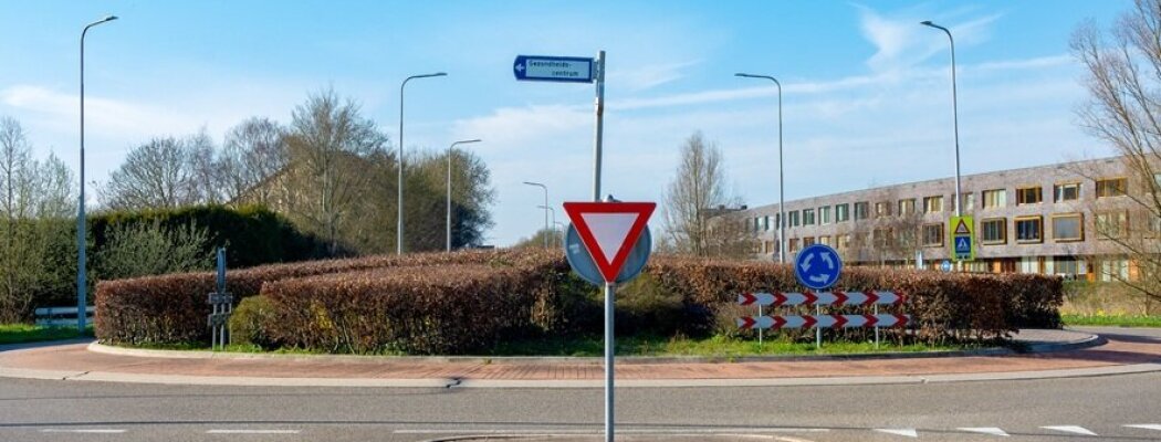 Onderzoek naar bomen en natuur voor herinrichting rotonde bij het Gezondheidscentrum
